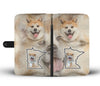 Akita Dog Print Wallet Case-Free Shipping-MN State