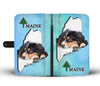 Australian Shepherd Dog Print Wallet Case-Free Shipping-ME State