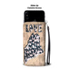 Border Collie In Lots Print Wallet Case-Free Shipping-ME State