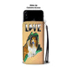 Rough Collie Dog Art Print Wallet Case-Free Shipping-ME State