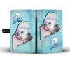 Shih Tzu Dog Watercolor Art Print Wallet Case-Free Shipping-ME State