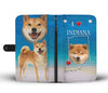 Shiba Inu Dog Print Wallet Case-Free Shipping-IN State