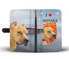 Staffordshire Terrier Print Wallet Case-Free Shipping-IN State