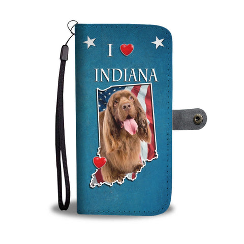 Sussex Spaniel Print Wallet Case-Free Shipping-IN State