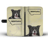 Border Collie Print Wallet Case-Free Shipping-MT State