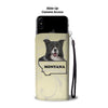Border Collie Print Wallet Case-Free Shipping-MT State