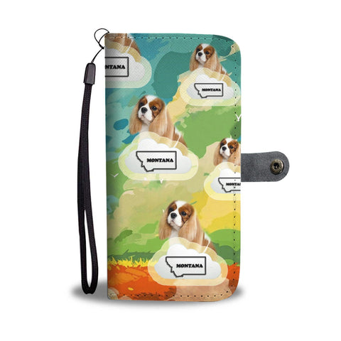 Cavalier King Charles spaniel Print Wallet Case-Free Shipping-MT State