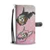Bulldog With Cap Print Wallet Case-Free Shipping-WV State
