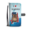 Cute Burmese Cat Print Wallet Case-Free Shipping-AL State