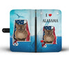 Cute Burmese Cat Print Wallet Case-Free Shipping-AL State