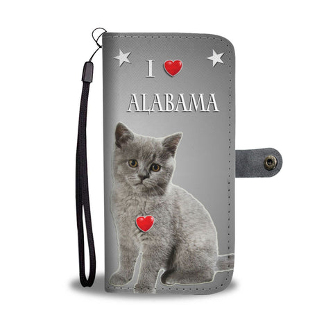 British Shorthair Cat Print Wallet Case-Free Shipping-AL State