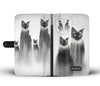 Siamese cat Print Wallet Case-Free Shipping-OH State