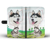 Siberian Husky Print Wallet Case-Free Shipping-OH State