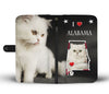 Persian Cat Print Wallet Case-Free Shipping-AL State