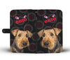 Airedale Terrier Print Wallet Case-Free Shipping-OH State