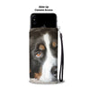 Cute Bernese Mountain Dog Print Wallet Case-Free Shipping-AL State