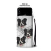 Border Collie Print Wallet Case-Free Shipping-AL State