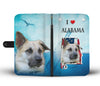 Cute Chinook Dog Print Wallet Case-Free Shipping-AL State