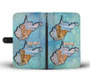 Amazing Golden Retriever Art Print Wallet Case-Free Shipping-WV State