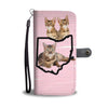 Bengal Cat Print Wallet Case-Free Shipping-OH State