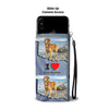 Golden Retriever Dog Art Print Wallet Case-Free Shipping-OK State