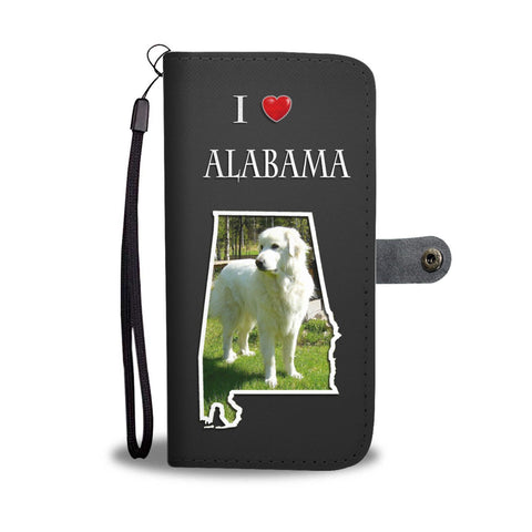 Great Pyrenees Print Wallet Case-Free Shipping-AL State