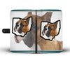 Boxer Dog Print Wallet Case-Free Shipping-OH State