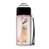 Golden Retriever Print Wallet Case-Free Shipping-OH State