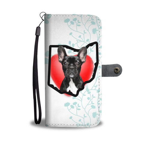 French Bulldog Print Wallet Case-Free Shipping-OH State