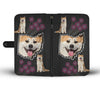 Akita Dog Print Wallet Case-Free Shipping-OH State