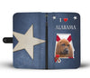 Redbone Coonhound Print Wallet Case-Free Shipping-AL State
