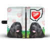 Newfoundland Dog Print Wallet Case-Free Shipping-OH State