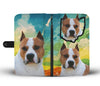 American Staffordshire Terrier Print Wallet Case-Free Shipping-OH State