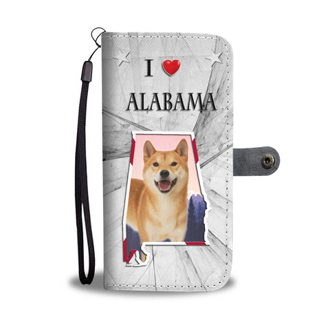 Shiba Inu Dog Print Wallet Case-Free Shipping-AL State