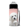 Cute Bichon Frise Print Wallet Case-Free Shipping-OH State