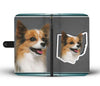 Papillon Dog Print Wallet Case-Free Shipping-OH State