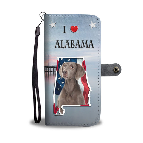 Cute Weimaraner Dog Print Wallet Case-Free Shipping-AL State