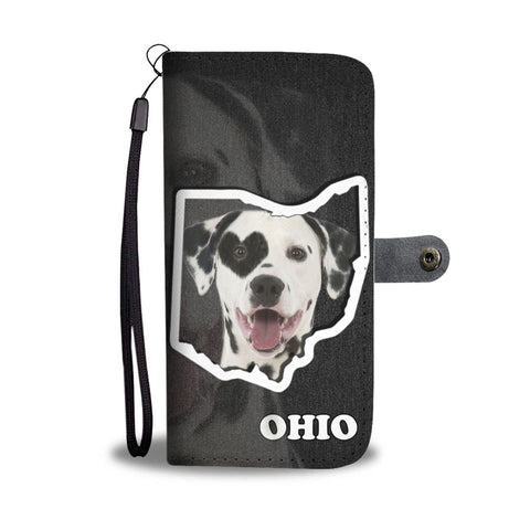 Dalmatian dog Print Wallet Case-Free Shipping-OH State