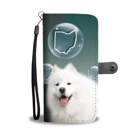 American Eskimo Dog Print Wallet Case-Free Shipping-OH State