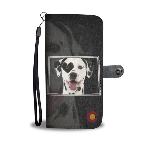 Dalmatian dog Print Wallet Case-Free Shipping-CO State