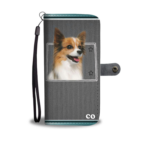 Papillon dog Print Wallet Case-Free Shipping-CO State