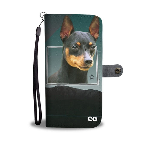 Miniature Pinscher Print Wallet Case-Free Shipping-CO State