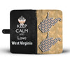 Cute Chihuahua Dog Pattern Print Wallet Case-Free Shipping-WV State