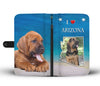 Cute Bloodhound Print Wallet Case-Free Shipping-AZ State