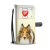 Rough Collie Print Wallet Case-Free Shipping-CO State