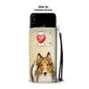 Rough Collie Print Wallet Case-Free Shipping-CO State