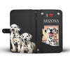 Dalmatian Dog Print Wallet Case-Free Shipping-AZ State