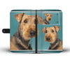 Airedale Terrier Print Wallet Case-Free Shipping-CO State