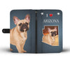 Cute French Bulldog Print Wallet Case-Free Shipping- AZ State