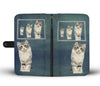 American Curl Cat Print Wallet Case-Free Shipping-CO State